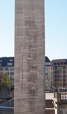 Denkmal in Hamburg von Ernst Barlach